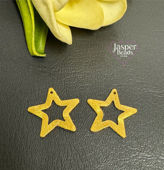 18k Gold Plated Star Charm