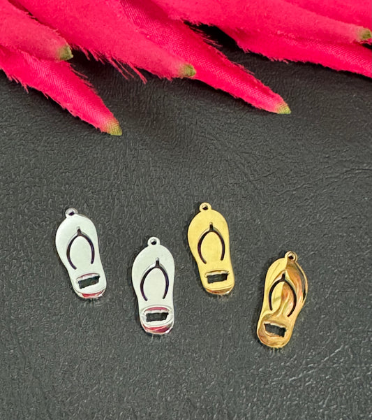 Stainless steel Flip Flop Charm