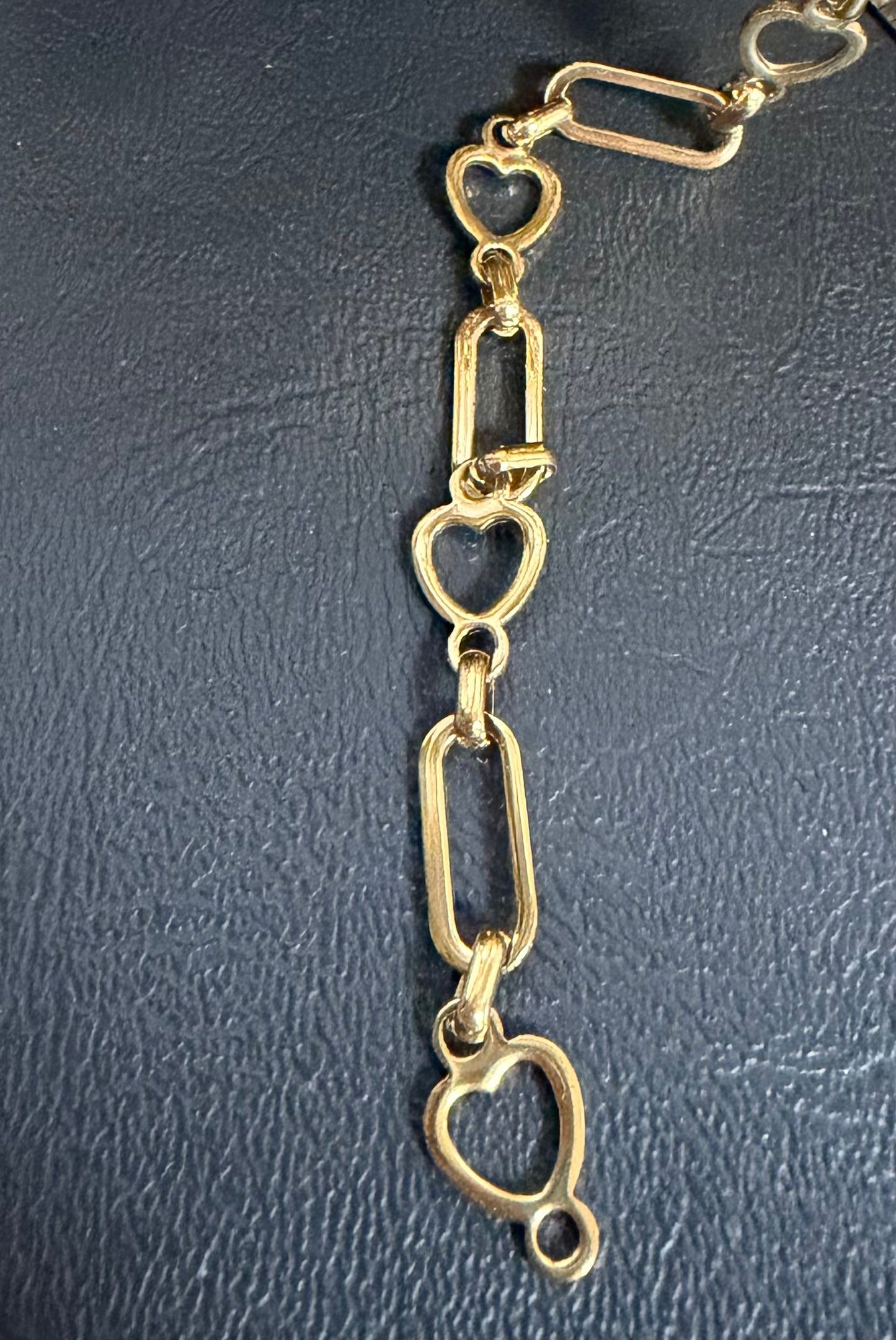 Stainless Steel Heart/Oval Chain