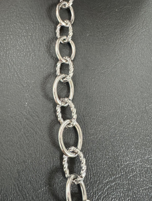 Stainless Steel Oval Twist Chain