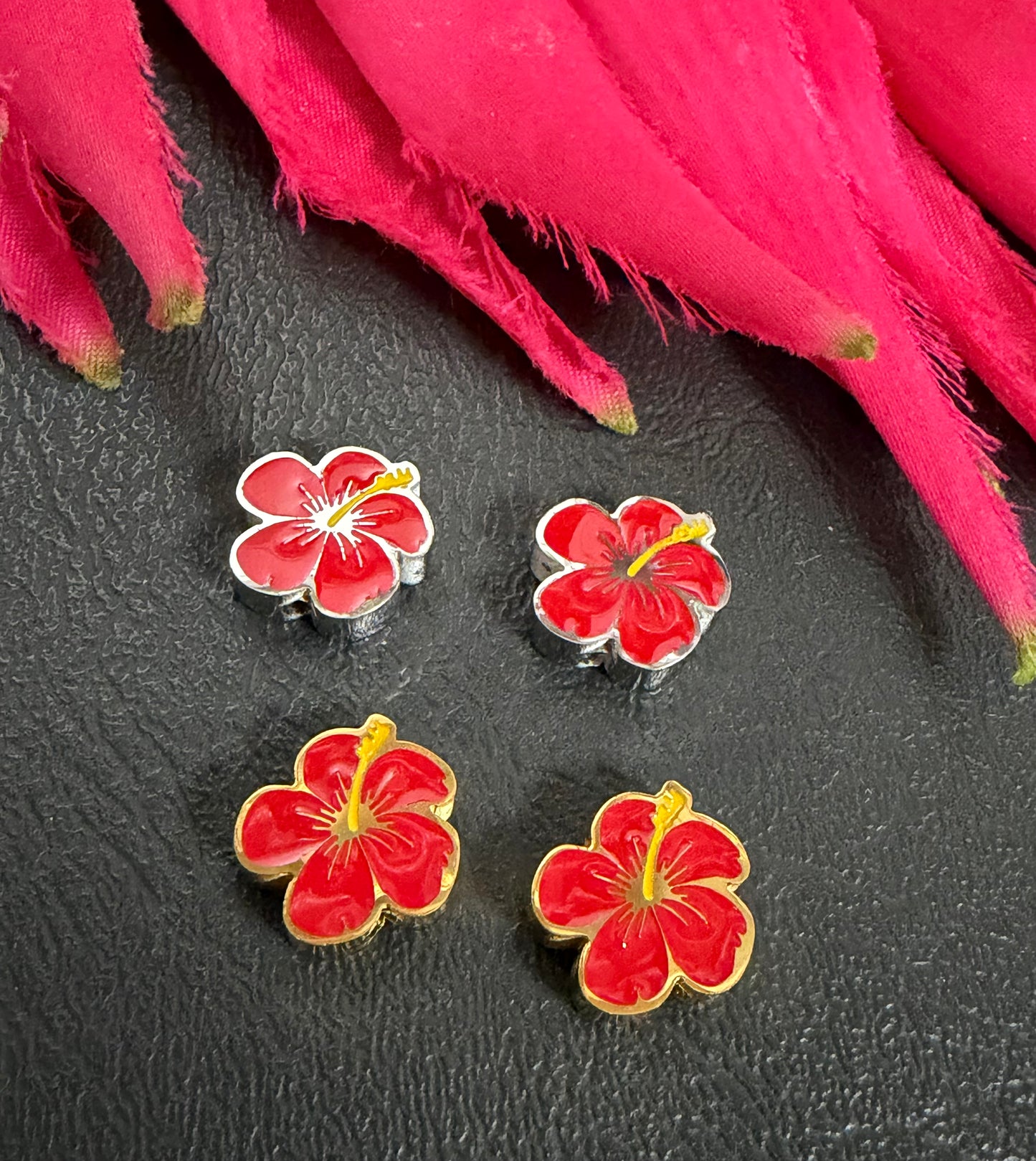Stainless Steel Amapola Bead