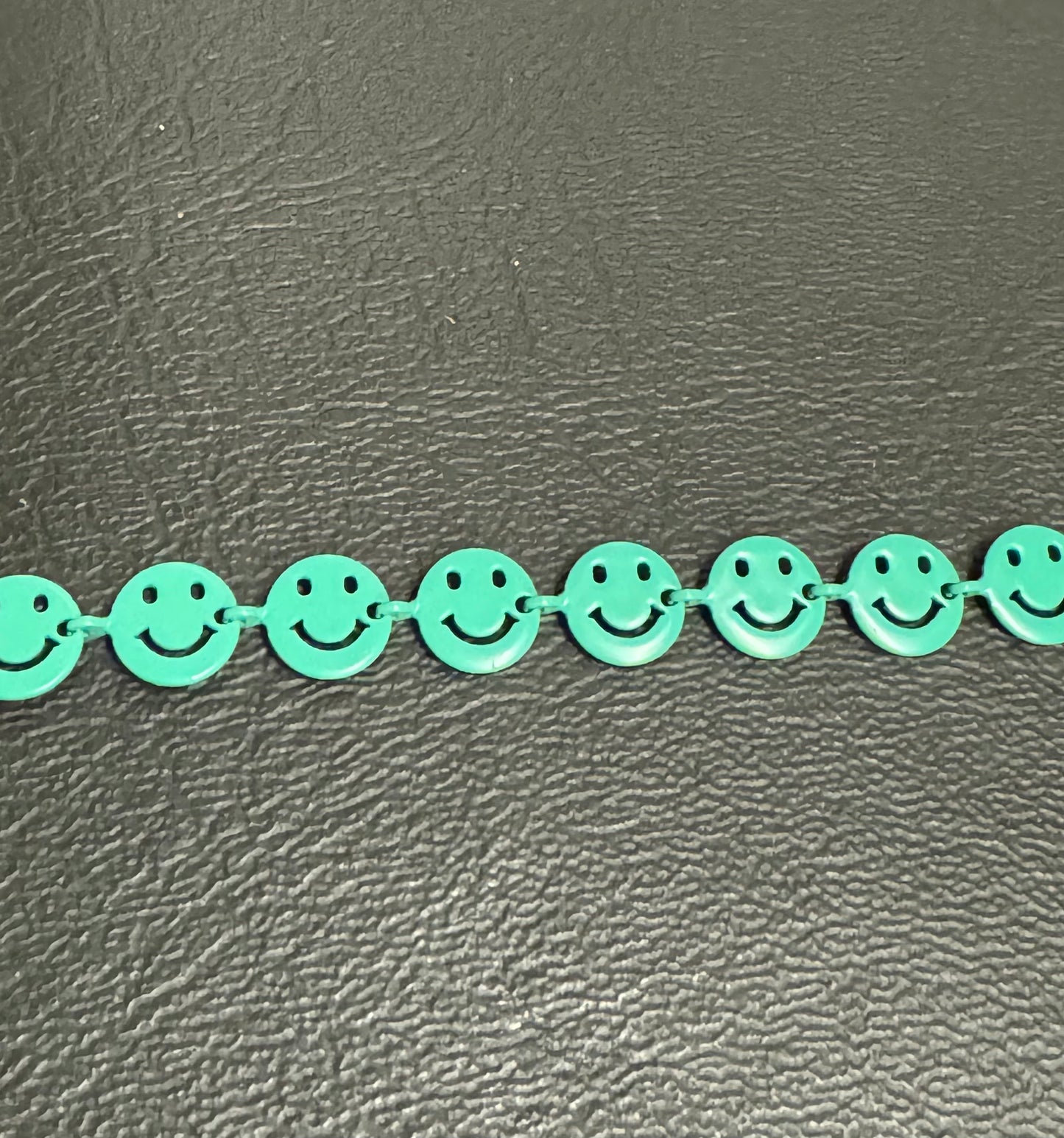 Enamel Happy Face Chain