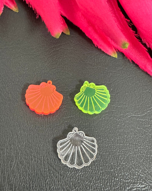 Acrylic Small Shell Charm