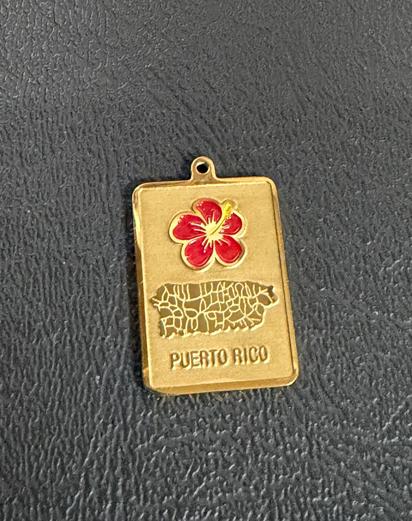 Stainless Steel Amapola/map Charm