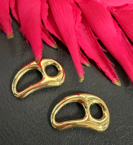 18k Gold Plated Irregular Connector