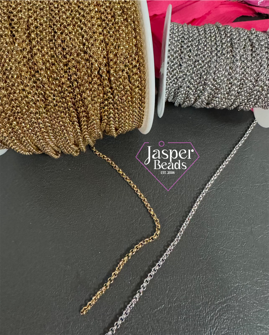 Stainless Steel 3mm Rolo Chain