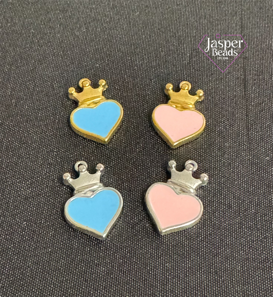 Stainless Steel Crown Charm