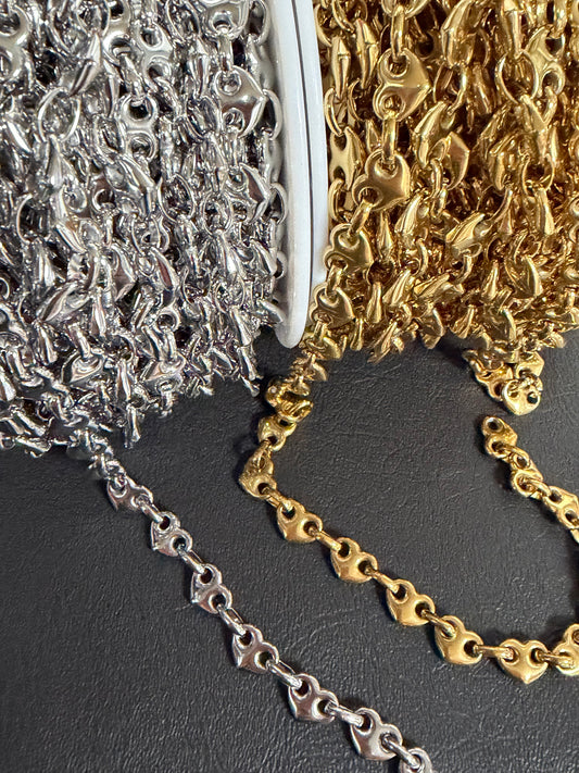 Stainless Steel Heart Style Chain