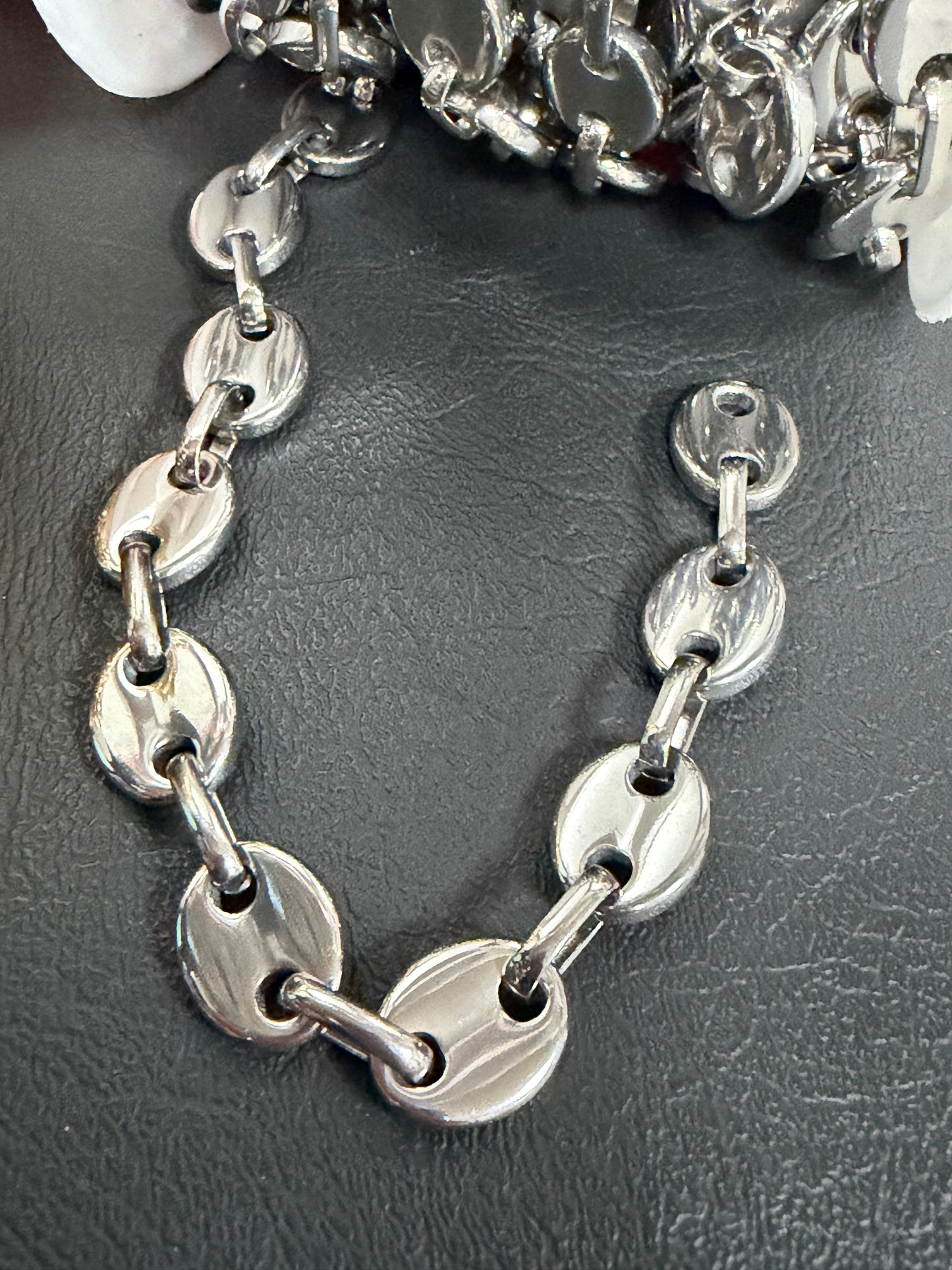 Huge Coffe Bean Stainless Steel Chain