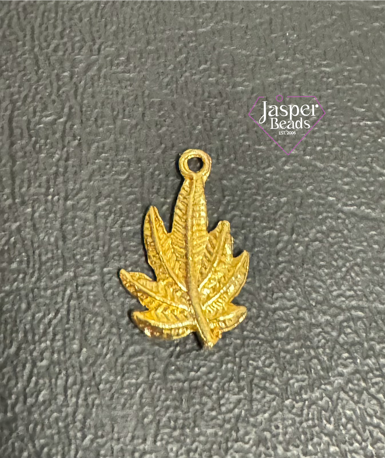 Gold Leaf Charm