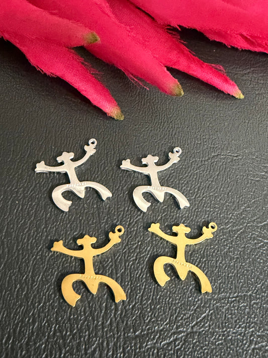 Stainless Steel Coqui Borinkén Charm