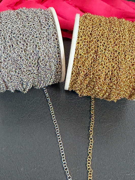 Stainless Steel 3mm Jump Ring Chain