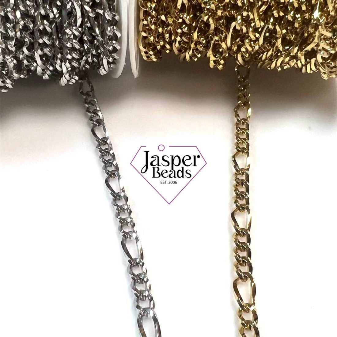 Stainless steel figaro chain