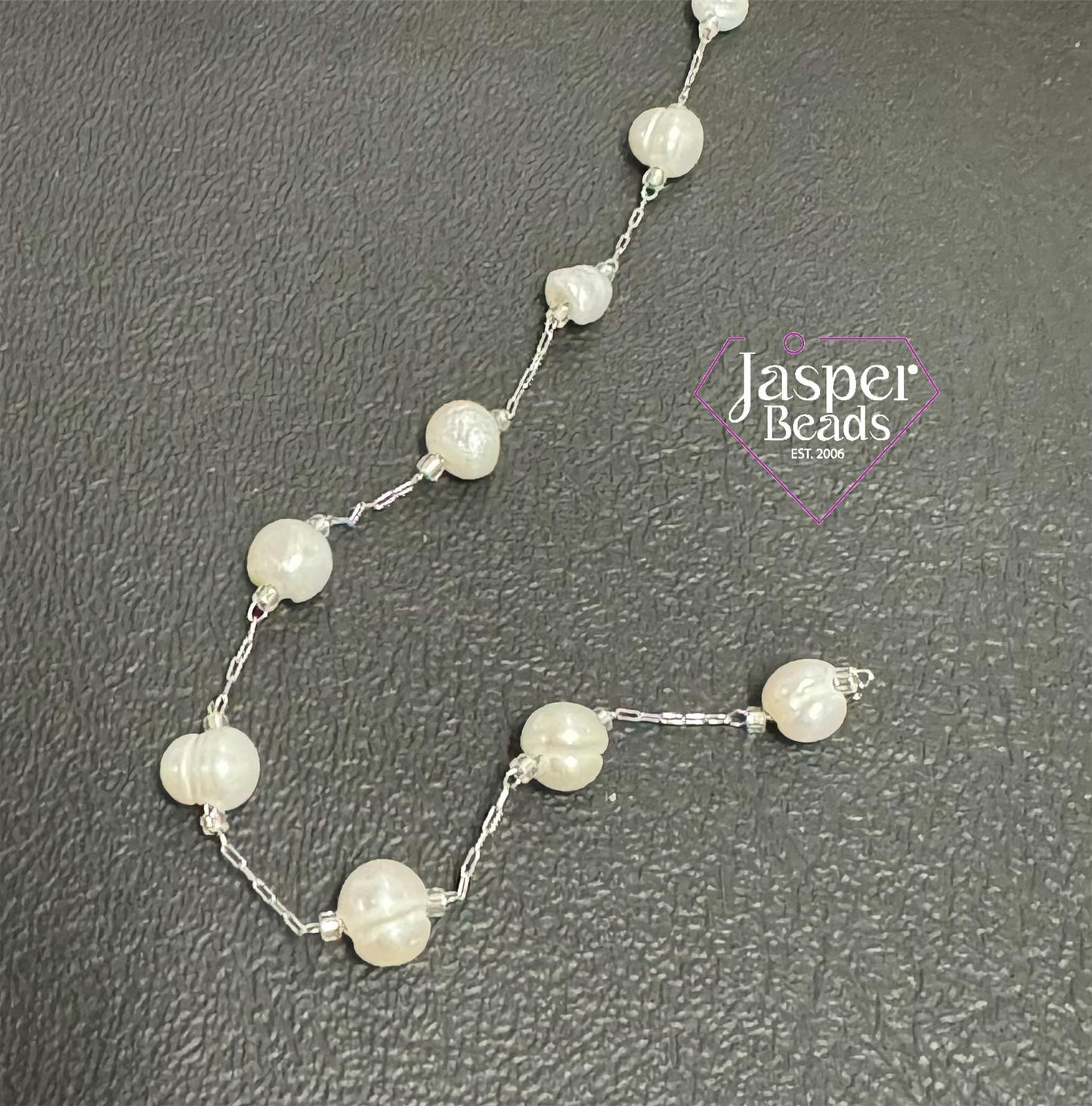 Stainless Steel Freshwater Pearl Beading Chain